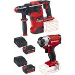 Einhell Herocco 36/28 Kömürsüz Çantalı Kırıcı Delici Te-Cı 18/1 Torklu Vidalama 2x4.0AH Akülü Set