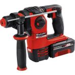 Einhell Herocco Akülü Kırıcı Delici Kit +5 (1 x 3.0 Ah) Power X-Change (Li-Ion, 18V, 2.2 J, 18 Nm, SDS-Plus, 3.0 Ah akü, şarj cihazı, 3 matkap ucu, düz keski, sivri keski, E-Box dahil) - 4513975
