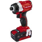 Einhell Power X-Change 180Nm Akülü Darbeli Vidalama Seti (akü ve şarj cihazı dahil, kömürsüz motor, 18V, 2900 rpm, 1/4" altıgen uç bağlantısı, LED ışık) - 4510035