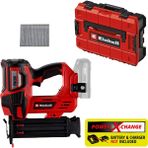 Einhell Professional Akülü Çivi Tabancası FIXETTO 18/50 N S-F Power X-Change (18 V, 60 darbe/dk, maks. 50 mm çivi, tekli/seri atım modu, 2000 adet çivi ve E-Case S-F dahil, akü dahil değildir)
