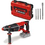 Einhell Professional Akülü Kırıcı Delici TP-HD 18/28 D Li BL +4-Solo Power X-Change (18 V, Kömürsüz Motor, 3 J, SDS-Plus, pnömatik darbe mekanizması, D tipi tutamak, taşıma çantası, aksesuarlar dahil