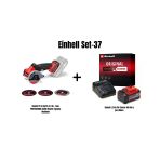 Einhell Set-37 (Einhell Tp-Co 18/76-C Li Bl - Solo Professıonal Akülü Kesme Taşlama Makinesi+Einhell 5,2 Ah Pxc Starter-Kit Akü & Şarj Cihazı)