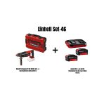 Einhell Set-46 (Einhell Professional Tp-Hd 18/28 D Li Bl +4 Akülü Kırıcı Delici+Einhell 18V 2 X 4,0 Ah Pxc Twincharger Kit, Akü & Şarj Cihazı)
