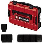 Einhell Taşıma ve Saklama Çantas E-Case S-F (aletlerin evrensel depolanması için, 44x32x13 cm dış boyutlar, maks. 25 kg yük, su sıçramasına dayanıklı, istiflenebilir, 9 plastik bölme dahil) - 4540020