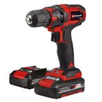 Einhell TC-CD 18/35 LI 18V 2.0 Ah Li-Ion 39 Parça Çift Akülü Vidalama Makinesi Seti