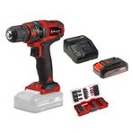 Einhell TC-CD 18/35 Li Vidalama + 2.5 Ah Akü + Şarj Cihazı + 28 Parça Bits Uç Seti