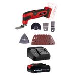 Einhell TC-MG 18 Li, Akülü Raspalama Makinesi Seti (2,5 Ah Akü ve Şarj Cihazı Dahildir)