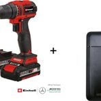 Einhell Te-Cd 18/40 Li Bl (2x2,0 Ah) Çift Akülü Vidalama - 4513995 + Akdeniz Taşınabilir Şarj Cihazı (Model: S125Q)