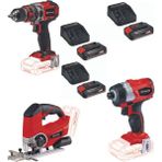 Einhell Te-Cı 18 Bl Vidalama Te-Cd 18/50 Li-I Bl Matkap Te-Js 18 Dekupaj 3X2.5AH Akülü Set
