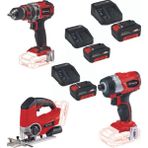 Einhell Te-Cı 18 Bl Vidalama Te-Cd 18/50 Li-I Bl Matkap Te-Js 18 Dekupaj 3X4.0AH Akülü Set