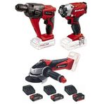 Einhell Te-hd 18 Matkap Vidalama Te-cı 18/1 Vidalama Te-ag 18/115 Avuç Taşlama Set