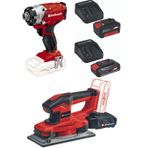 Einhell Te-Hd 18/12 Vidalama Matkap + Te-Ag 18/115 Avuç Taşlama + Te-Cı 18 Bl Kömürsüz Torklu Vidalama + Starter Akülü Set