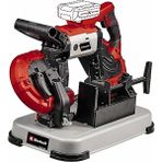 Einhell TE-MB 18/127 U Li-Solo Power X-Change Akülü Şerit Testere (18 V, 115 mm Kesim Yüksekliği, 127 mm Kesim Genişliği, Taban, LED Aydınlatma, 2x Şerit, Akü dahil değildir) - 4504215