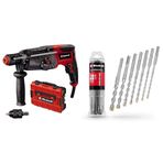 Einhell TE-RH 950/1 5F, Kırıcı Delici + Einhell SDS PLUS uç seti 7 parça, 6-14/160 mm