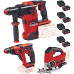 Einhell TP-CD 18/50 LI-İ Bl Matkap+TE-CI 18 Bl Herocco Axxio 125 mm 2x4.0+2.0+2.5 Akülü Set Vidalama