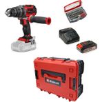 Einhell Tp-Cd 18/60 Li-I Bl Solo Darbeli Akülü Vidalama +1 x 2.5 Ah Akü ve 32 Parça Bits Uç Seti (Çantalı)