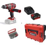 Einhell TP-CD 18/80 LI Bl Solo Darbesiz Matkap Vidalama+1x2.5 Ah Starter Kit Akü