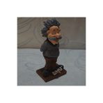 Einstein Biblo Dekoratif Ev ve Ofis Hediyesi, Öğretmene Hediye, Fizikçi Matematikçi Figürü, 18 cm Yükseklik