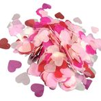 EIOLWJIEO Aşk Kalpler Konfeti El Sanatları Sahne Düğün Süs Balon Dolgu Kağıt Kutlama Nişan Düğün Duş, Pembe+Gül Kırmızısı+Kırmızı