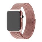 Eiroo 38 mm Milanese Loop Apple Watch 2/Watch 3 Rose Gold Metal Kordon