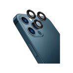 Eiroo İphone 13 Pro Max Siyah Metal Kamera Lens Koruyucu