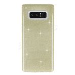 Eiroo Silvery Samsung Galaxy Note 8 Simli Gold Silikon Kılıf