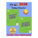 Eis Yayınları 2026 10.Sınıf Kimya-Biyoloji %100 Yeni Müfredat Soru Bankası+Android Kalem