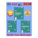 Eis Yayınları 2026 Daf 10.Sınıf (E-T-C)+3 Kitap Ders Anlatım Föyü(Konu Anlatım)+Kalem