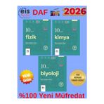 Eis Yayınları 2026 Daf 10.Sınıf Fizik-Kimya-Biyoloji Ders Anlatım Föyü(Konu Anlatım)+Kalem