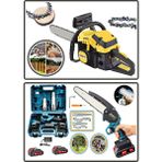 Eisenn 18 Hpx Turbo 900 Benzinli Odun Bıçkı Orman Motoru + 12-17 cm 2 Akülü Budama
