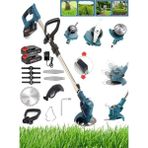 Eisenn Alman ASR 776 Gerthzonn Seri Çift Akülü Ot Çim Çalı Diken Biçme Tırpanı 3800 Vf 20 Ah Teleskopik Uzatmalı