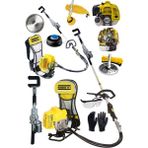 Eisenn Alman World Oliven 20 Hp Zeytin Silkme Makinası ve Sırt Tipi Benzinli Motorlu Tırpan