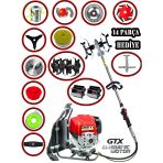 Eisenn Alman Xb14 Power Sırt Tırpan+ Akrobat Çapalama + Toprak Eşeleme 14 Parça Full Set