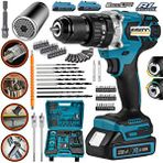 eısenn Eisenn 2400s Xr Darbeli Yüksek Tork Brushless Kömürsüz Motor Güçlendirilmiş Çift Akülü Vidalama Matkap 13 Mm Mandren 7/19 Socet Hediyeli