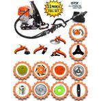 EISENN Eısenn German 11 Parça Full Set Ms 9300 Sırt Tipi Ot Çim Çalı Biçme Tırpan Makinası Isınmaz Motor