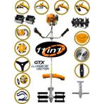 EISENN Eısenn German 15 Parça Set Gtec Motor Yan Tipi Ot Çim Biçme Tırpanı Toprak Eşeleme Akrobat Çapa Aparatı Misina