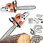 eısenn Eisenn Prosaw Ms-9000 Series Çift Egsoztlu Benzinli Motorlu Testere Ağaç Motoru Odun Kesme Makinası Bıçkı Hızar 50 Cm Pala Turuncu