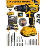 eısenn Eisenn Şarjlı Vidalama Matkap Copper Wxt Series Orange Yeni Nesil 2 Kademeli Çift Akülü Uç Seti Hediyeli