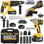 Eisenn Ex-3m Bl Motor Yellow Süper 3 Lü Set Kırıcı Delici + Somun Sökme + Spiral Taşlama