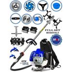 Eisenn German 10 In 1 Sparta 950 Scotte Sırt Tipi Tırpan Çim Ot Çalı Makinesi Full Aparat Hediyeli