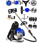 Eısenn German Esh 400 14 İn 1 Sırt Tipi Ot Çim Biçme Tırpan+Toprak Eşeleme+Akrobat Çapa Aparatı Çelik Fırça