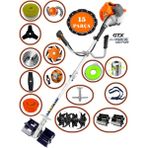 Eisenn German POWER-F15 453 Seri Yan Tırpan+ Akrobat Çapalama + Toprak Eşeleme 15 Parça Full Set - Renk