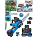 Eisenn Germany Bluer 32 Cm E-3445 Bl Motor Yağ Pompalı Çift Akü 10 Pilli Dal Budama Testere Makinası