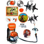 Eisenn Germany Bp 560 Series 20 Hp Ergo Sırt Tipi Çim Ot Çalı Biçme Tırpanı + Akrobat Çapa Aparatı