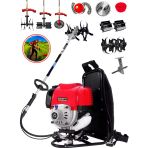 Eisenn Germany Ek-9900 Joker Motor Sırt Tipi Tırpan + Akrobat Çapa Aparatı + Toprak Eşeleme Aparatı