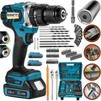 Eisenn Germany Fırçasız Motor 258 Vf 20 Ah Çift Akülü Vidalama Üniversal Socet Hediyeli Matkap