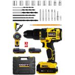 Eisenn Germany Technology Hi-Tech Yellow 58 V 8 Ah Samsung Akülü Vidalama Matkap+Yardımcı Set