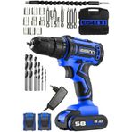 Eisenn Germany Technology X-metal Şanzıman 58 V 8 Ah Samsung Çift Akülü Vidalama Şarjlı Matkap + Set