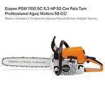 Eisenn PSW 1100 SC 5.3 HP Benzinli Ağaç Kesme Makinesi