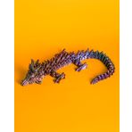 Ejderha Oyuncak Figür 45cm - 3D Baskı Koleksiyonluk Büyük Dragon Figürü, PLA Malzeme, Çocuk Hediye Seti (Sürpriz Renk)